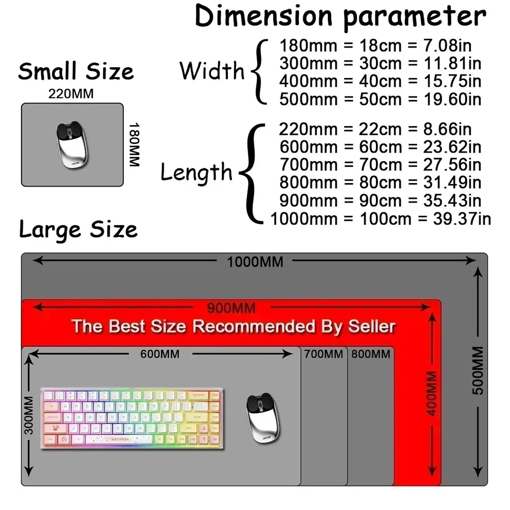 Hot Game Zenless Zone Zero New Mousepad 900x400mm Laptop Non-slip Keyboard Desk Pad XXL Anime Girl Hoshimi Miyabi Rubber Playmat