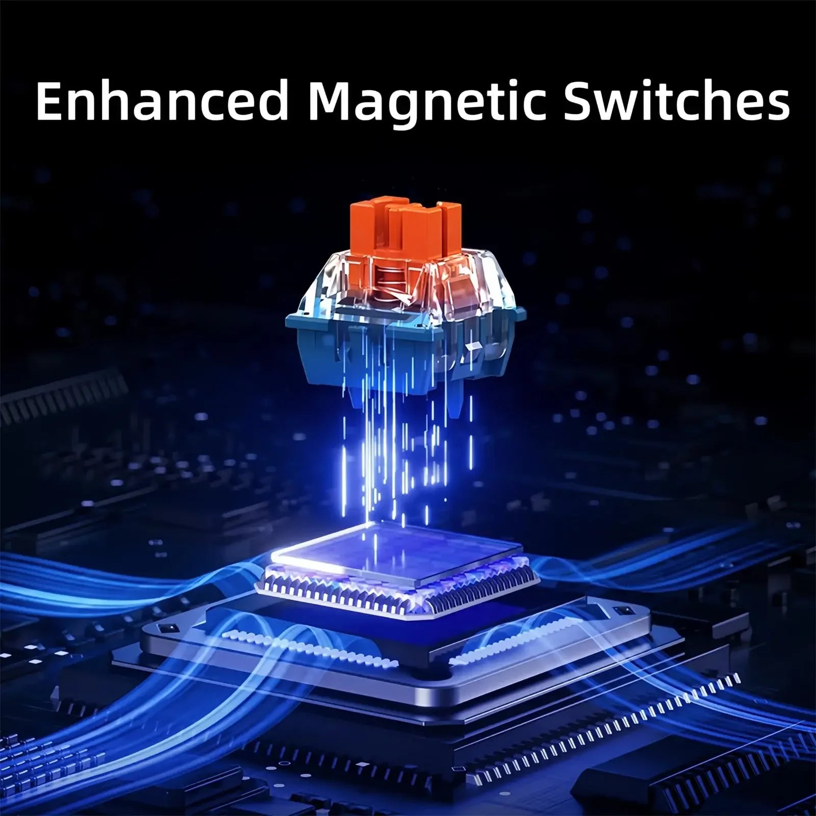 MCHOSE ACE68 Magnetic Keyboard Wired Mechanical ACE60 Pro for Gaming 0.01mm RapidTrigg 8000Hz SOCD/Rs 0.125ms 128K Sampling Rate