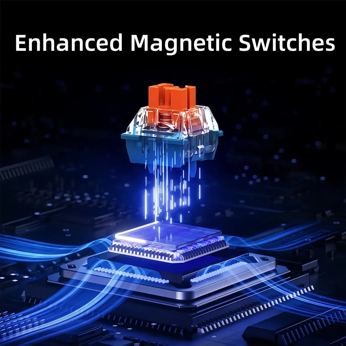 MCHOSE ACE68 Magnetic Keyboard Wired Mechanical ACE60 Pro for Gaming 0.01mm RapidTrigg 8000Hz SOCD/Rs 0.125ms 128K Sampling Rate