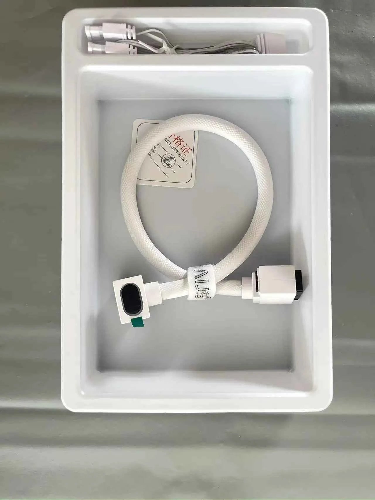 AIJS CPU8PIN Motherboard Extension Cable, ARGB PC Cable with 5V 3Pin,18AWG 90° Right-Angle Design,Male-to-Female Connectors 8Pin