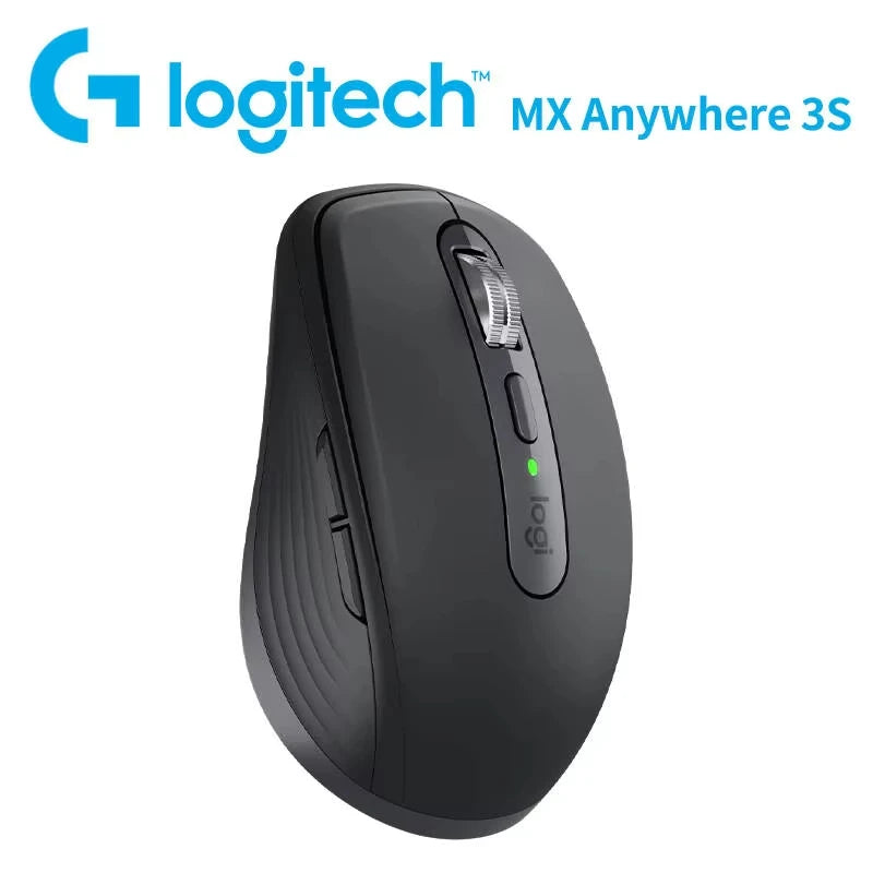 Logitech MX Anywhere 3S All-in-One Portable Wireless Mouse Silent Click 8000DPI Multi-Device for Laptop Computer Peripherals