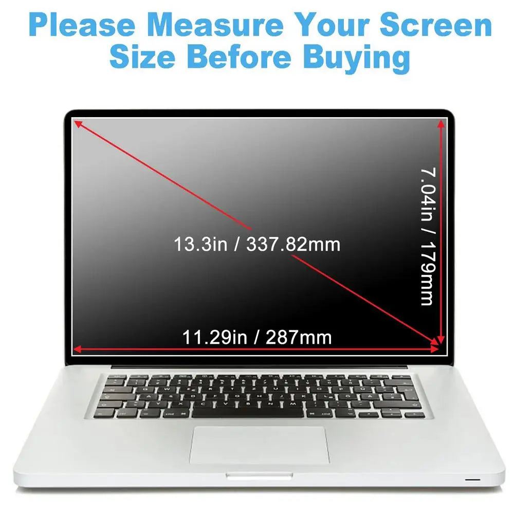 Privacy Screen for Laptop Computer Screen Privacy Shield Removable Anti-Scratch Protector Film for Computer Monitor and Laptop