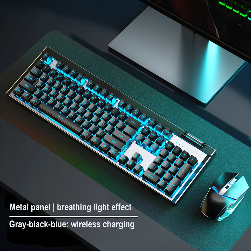 T610 Wireless Keyboard & Mouse Combo Rechargeable Notebook, Desktop Office, Home Gaming, E-sports Keyboard & Mouse