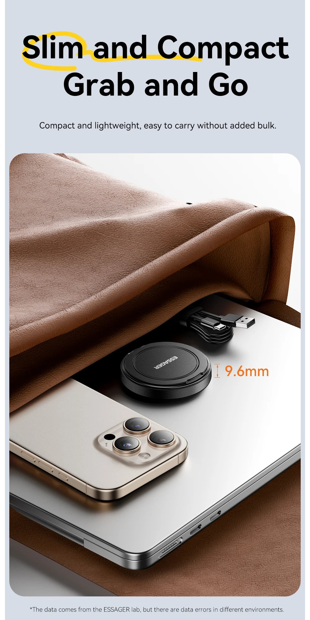 Essager Magnetic 15W Wireless Charger Fast Charging Pad Stand for iPhone 15 14  Airpods USB To Typec Phone Chargers Dock Station