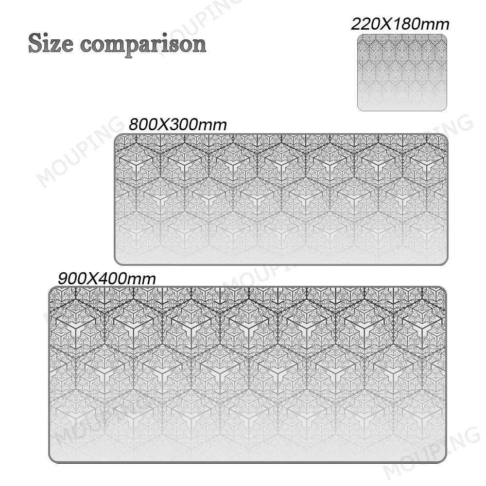 Black Deskmat Carpet Desk Accessories Laptop Gamer Mause Pad White Mouse Pad Large Mousepad 900x400 Office Tables mouse mats