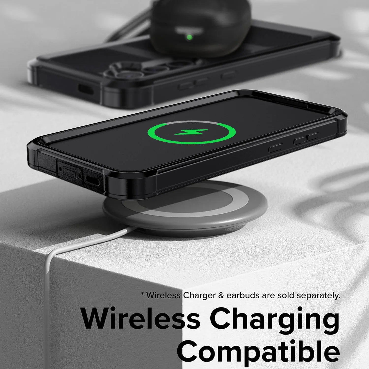 For Samsung Galaxy S23 Plus S23+ S23 Ultra S23 FE 5G Case Shockproof Rugged Heavy Protective Dual Layers Cover Black