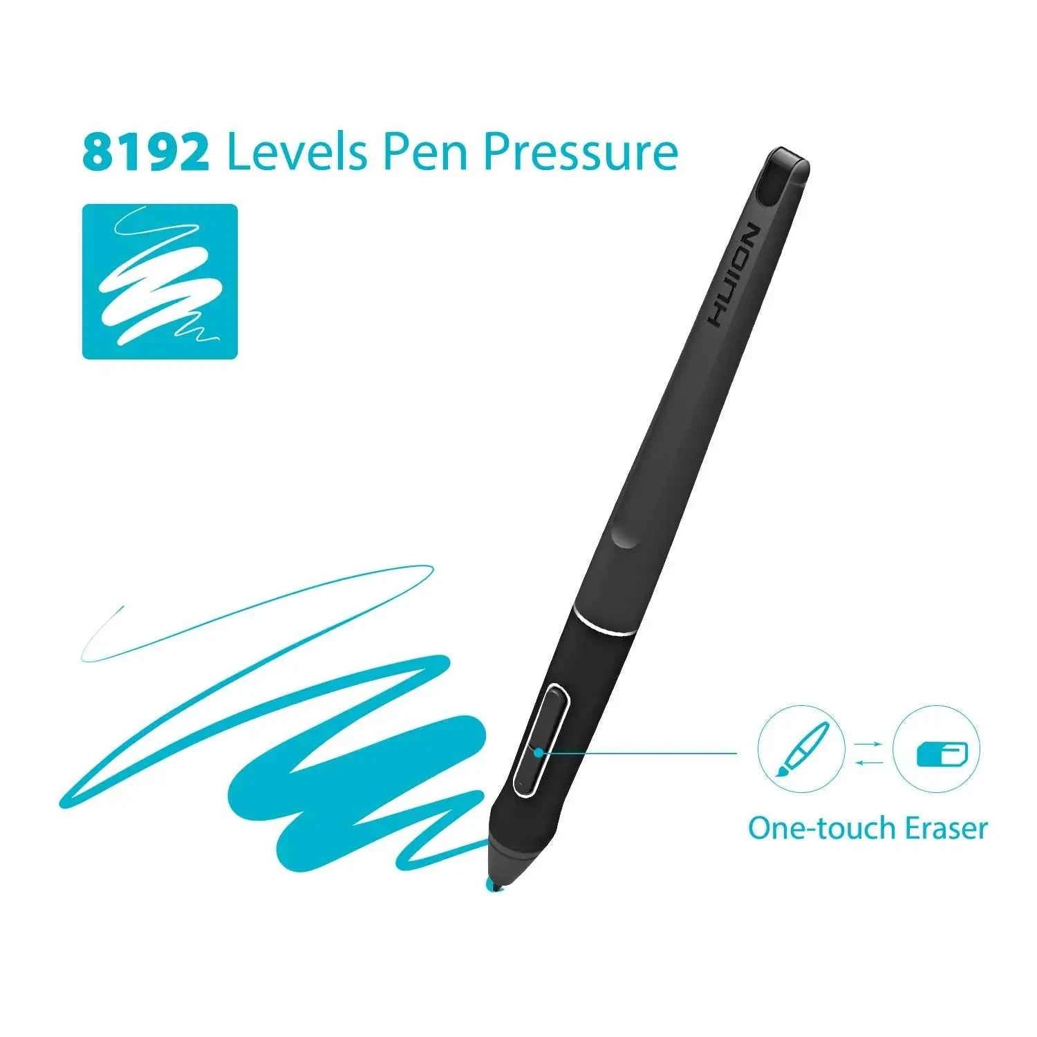 HUION PW507 Battery-Free Stylus for Huion Kamvas PRO 12(GT-116)/PRO 13(GT-133) / Pro 16(GT-156),Kamvas 16(GS1561)/20(GS1901)