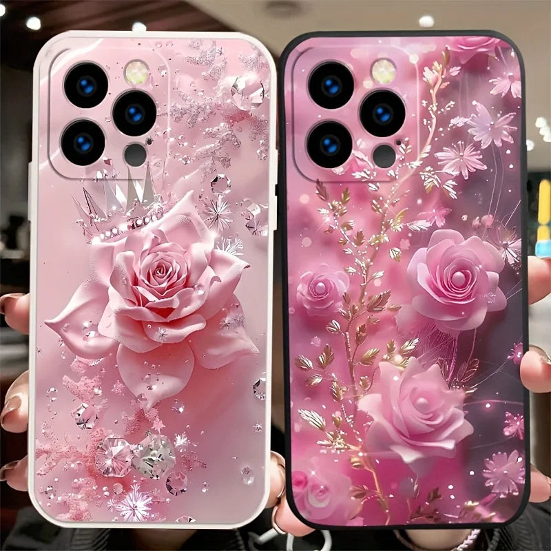 Cute and stylish cartoon phone case, compatible with multiple iPhone17 16 15 14 13 12 11Pro Max Plus