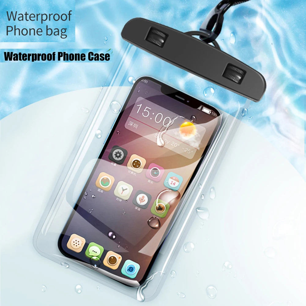 Waterproof Phone Case Swimming Bag Universal Underwater Protect Pouch Cover For iPhone 11 12 13 14 15 16 17 Pro Max Air
