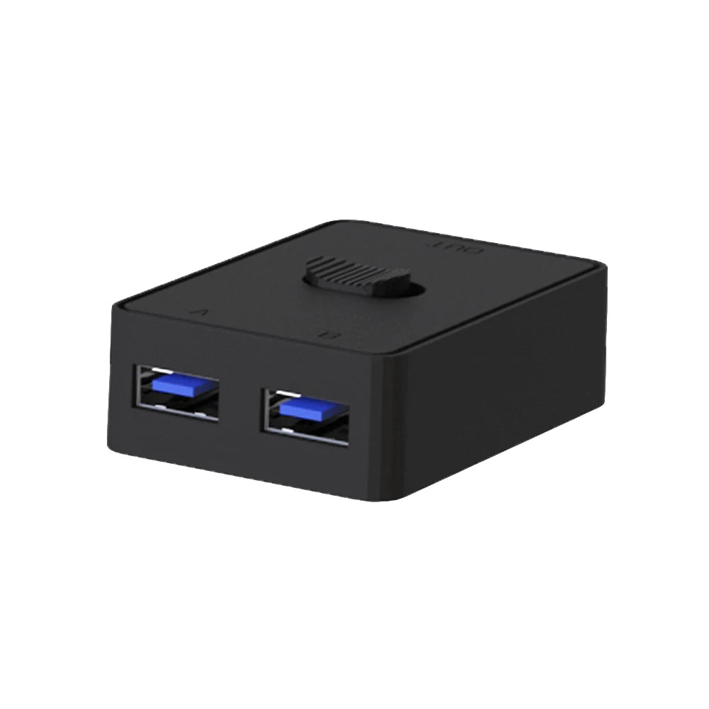 USB 3.0 Switch 1x2/2x1 USB Hub Bidirectional 2 in 1 Out Switcher USB2.0 Extender Shared Controller for PC Keyboard Mouse Printer