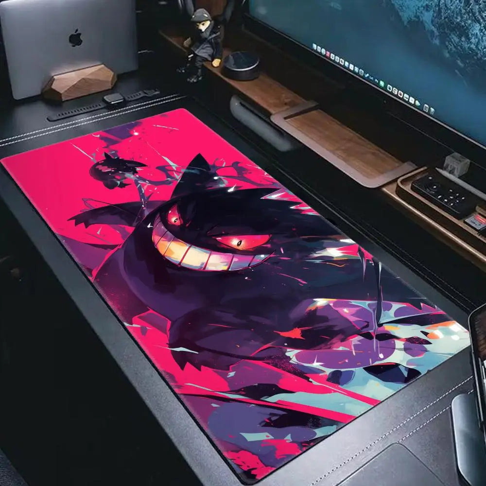P-Pokemon-Gengar Grande Mousepad Large Gaming Mouse Pad LockEdge Thickened Computer Keyboard Table Desk Mat - WinSupport Tech