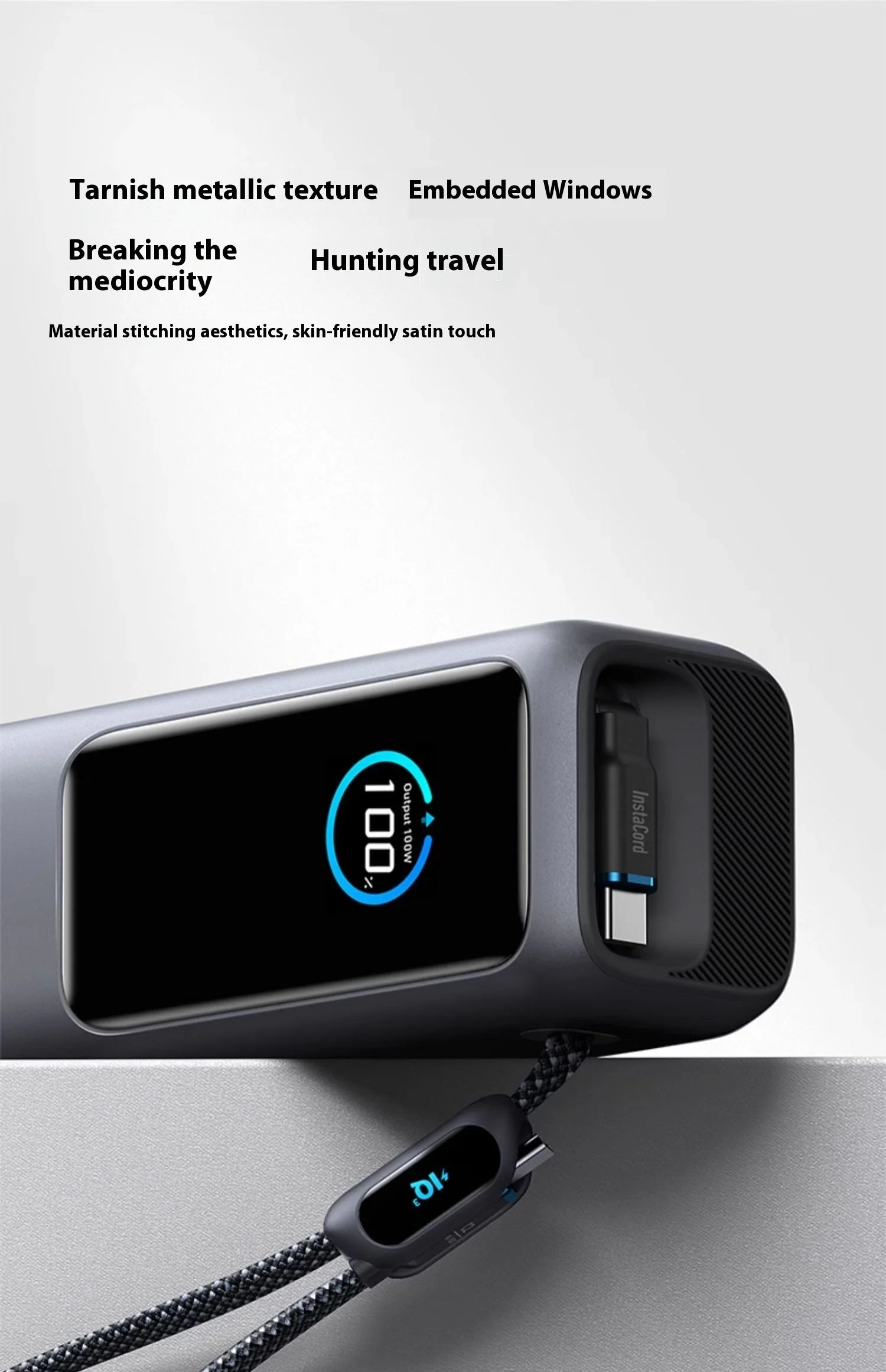 NEW Anker 165W Max Power Bank 25000mAh High Capacity Retractable Cables Fast Charge Mobile Phone Power Bank Gift Lightweight PC