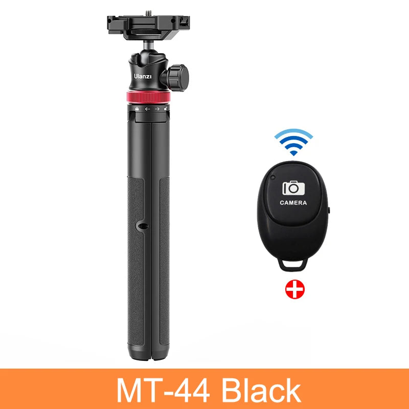 ULANZI TRIPOD MT-44 Tripods Smartphone Vlog Tripods With Cold Shoe Phone Mount Holder For Mobile Tripod Camera Portable SLR