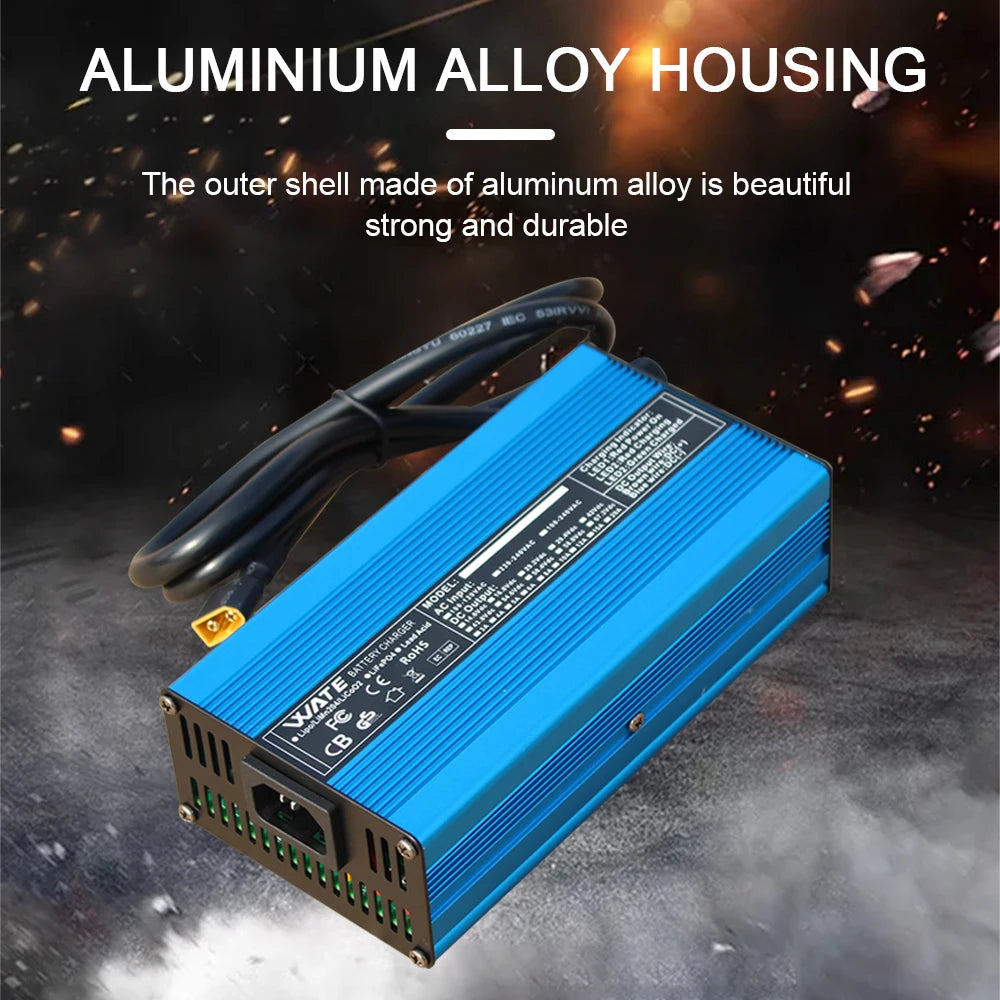 29.2V 20A LifePO4 Battery Charger Aluminum Case 24V for with Anderson XT60 8S Battery Fast Charger
