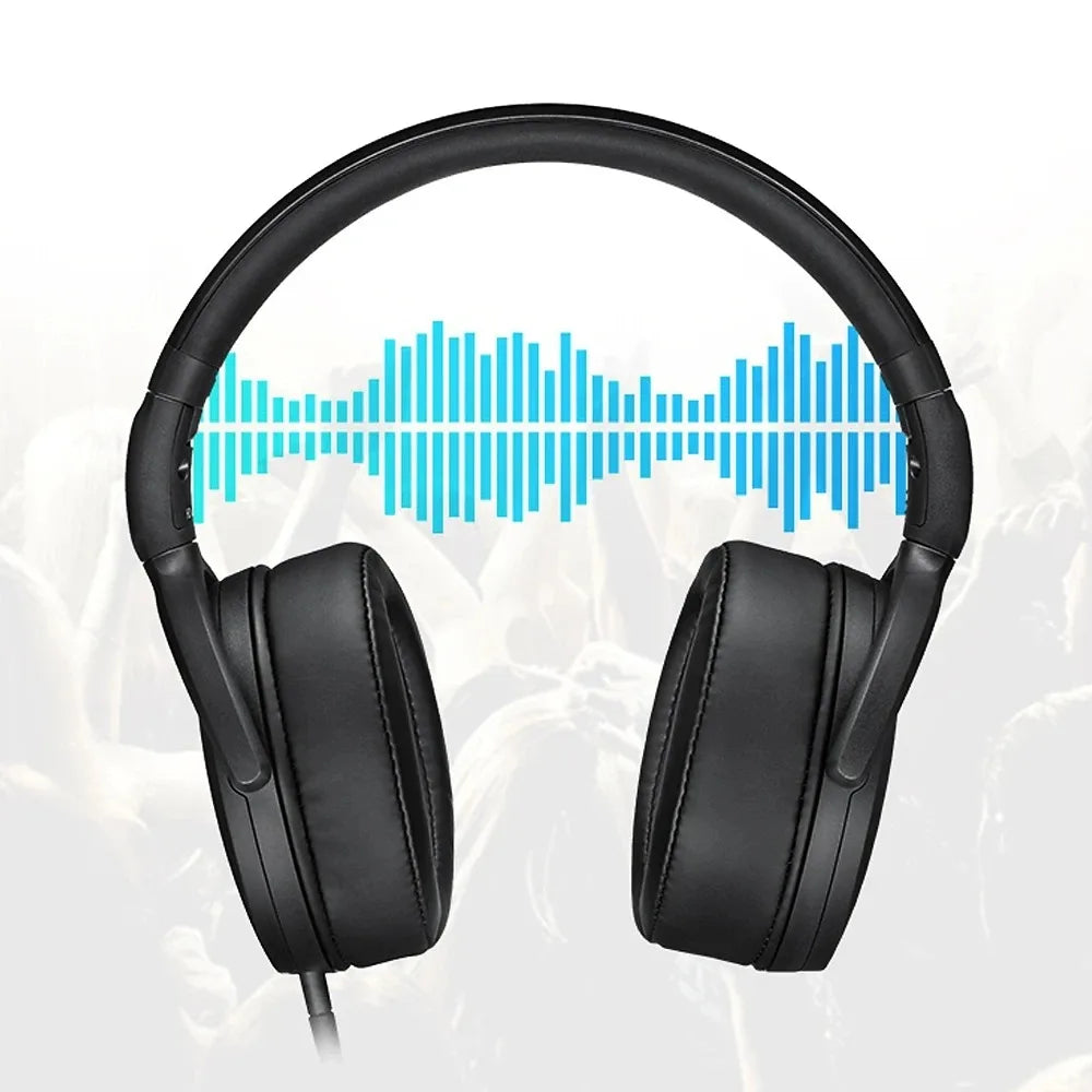 Sennheiser HD400S Headphones Head Mounted Wired with Microphone  Esports Games Closed Ear Pack Low Bass Noise Reduction