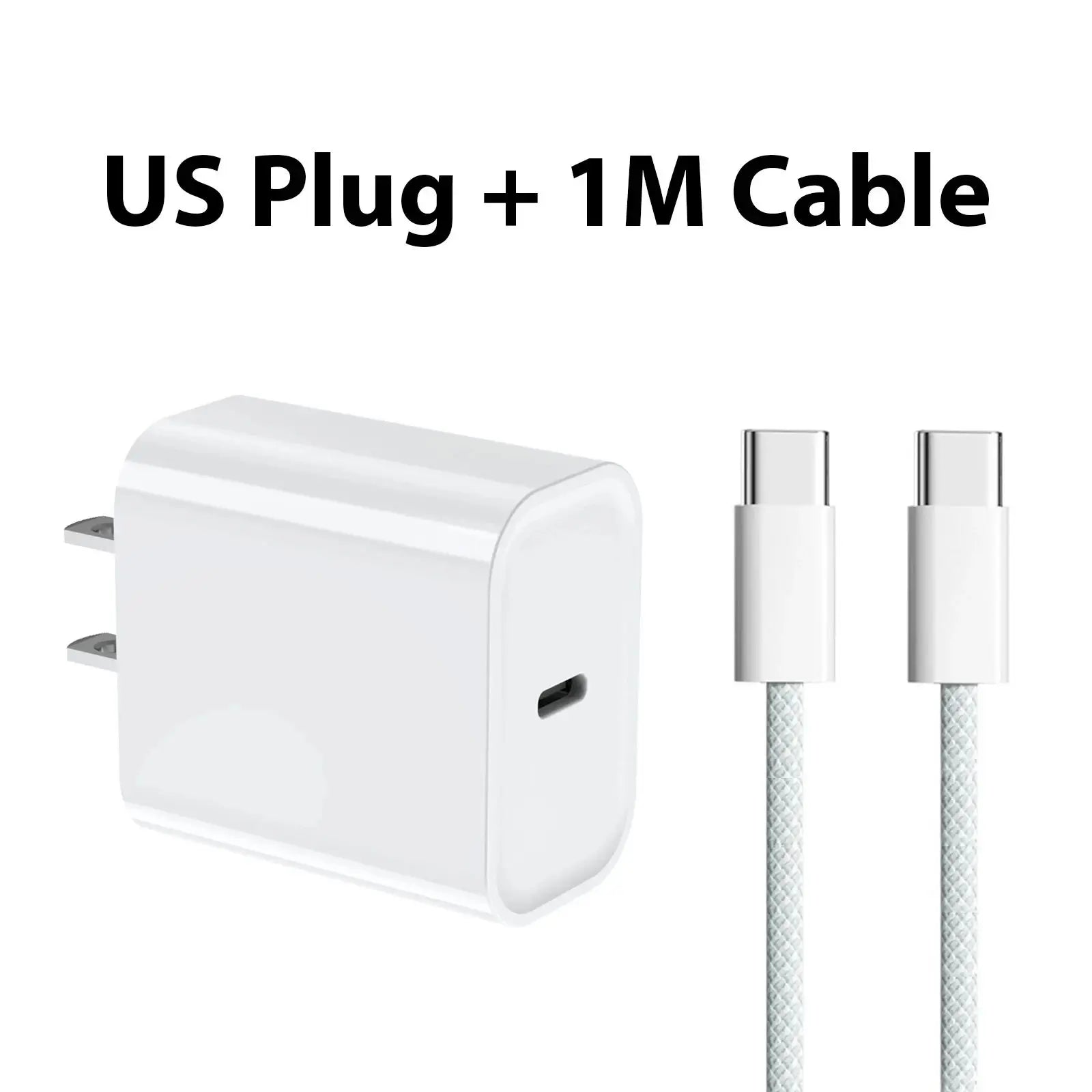 PD 40W Type C Charger Fast Charging Adapter For iPhone 17 13 11 12 14 15 16 Pro Max Plus  Charger USB-C Type C Cable