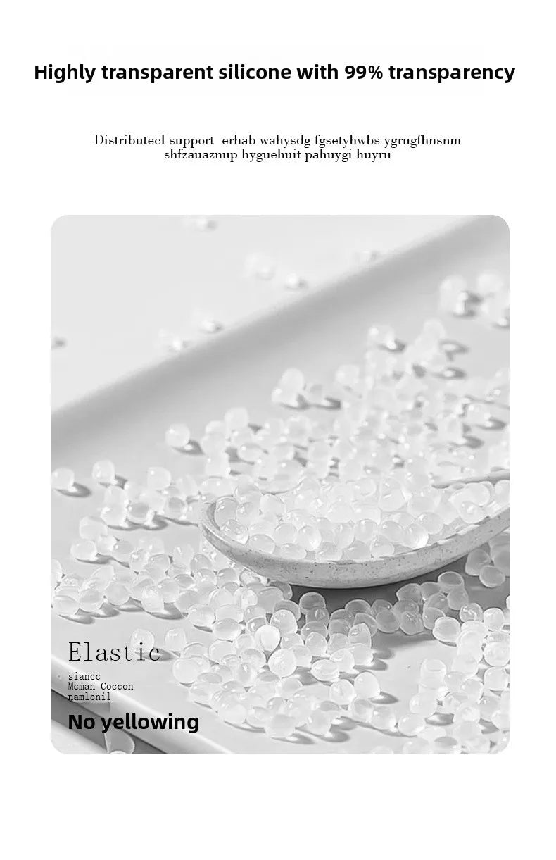Cloud shaped silicone transparent wristband, mouse pad with wrist rest,non slip keyboard,ergonomic keyboard,mouse pad,wrist rest