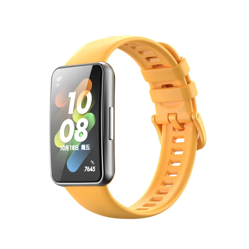 Silicone Strap For Huawei Band 8 Strap Accessories SmartWatch Replacement watchband Wristband correa bracelet for Huawei Band 8