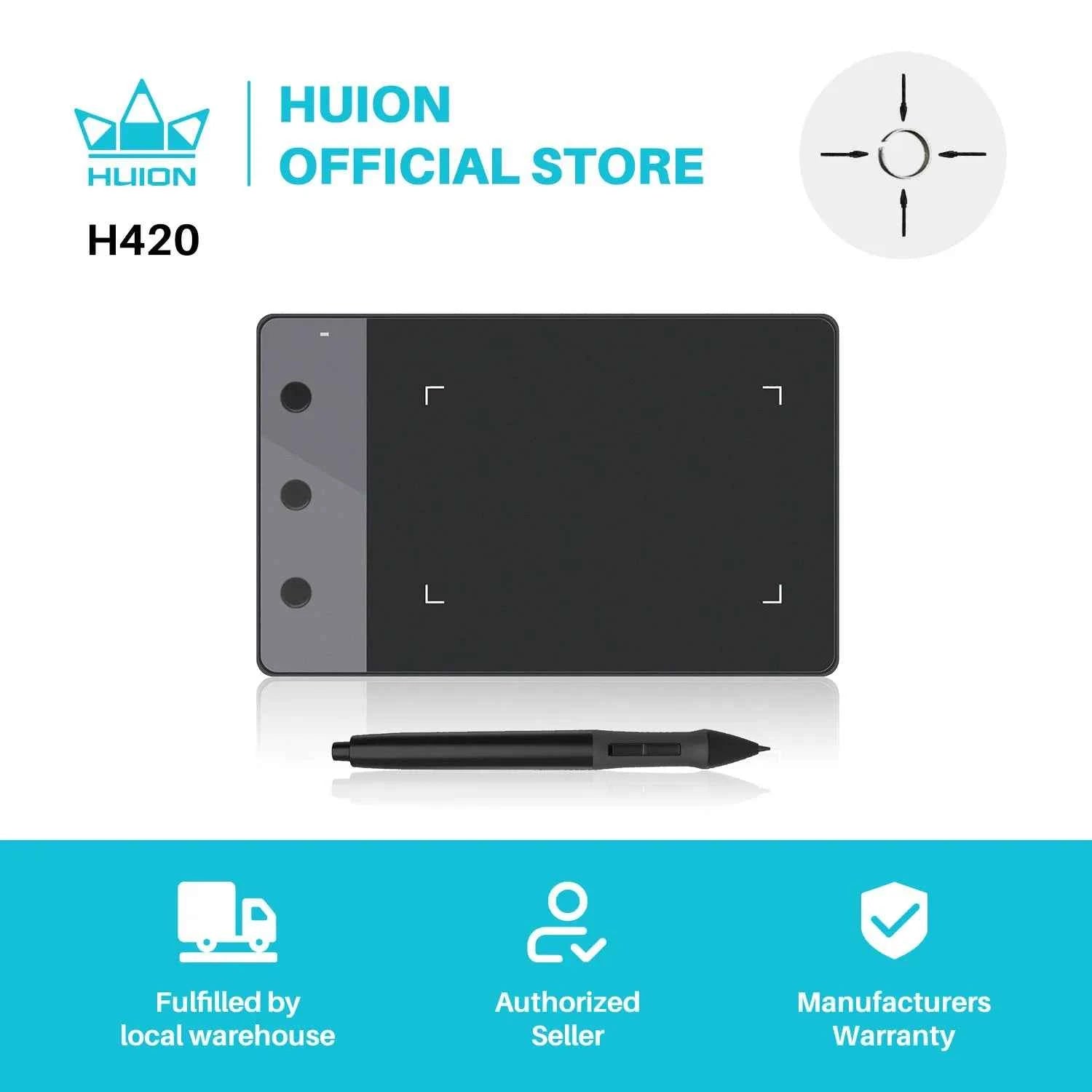 New HUION H420 Graphics Tablets 4