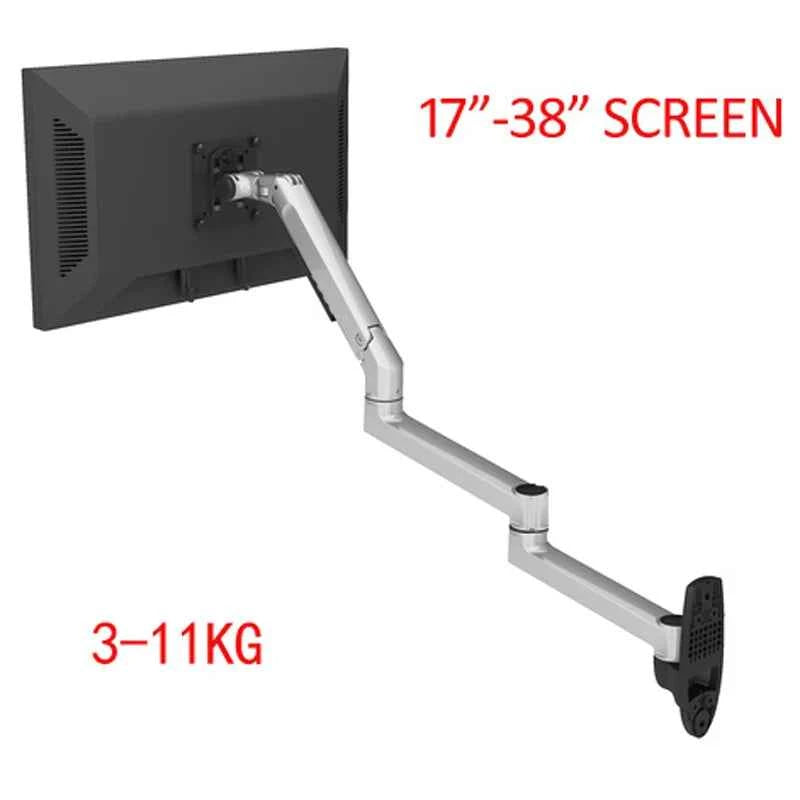 DL-7013 17-32' Mechanical Spring Aluminum Steel LCD Monitor Mount TV Wall Bracket Mount Long Arm 840mm 2-10kg VESA 100x100