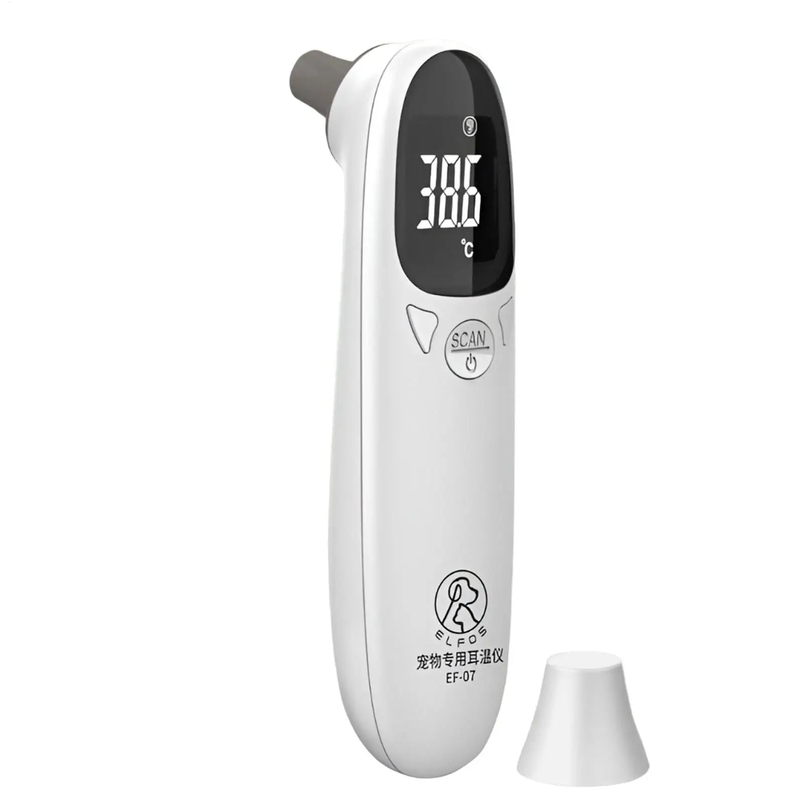 Infrared Pet Cat Dog Ear Thermometer Medical Animal Measuring Electronic Thermometer Non-contact Home Veterinary Equipment Quick