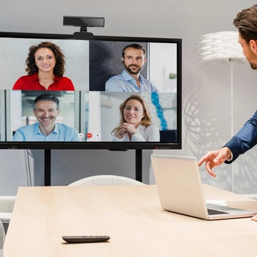 Identification Login Web Camera with Single Microphone for Windows Hello Computer Web Camera HD 1080P 2MP for Computer Laptop