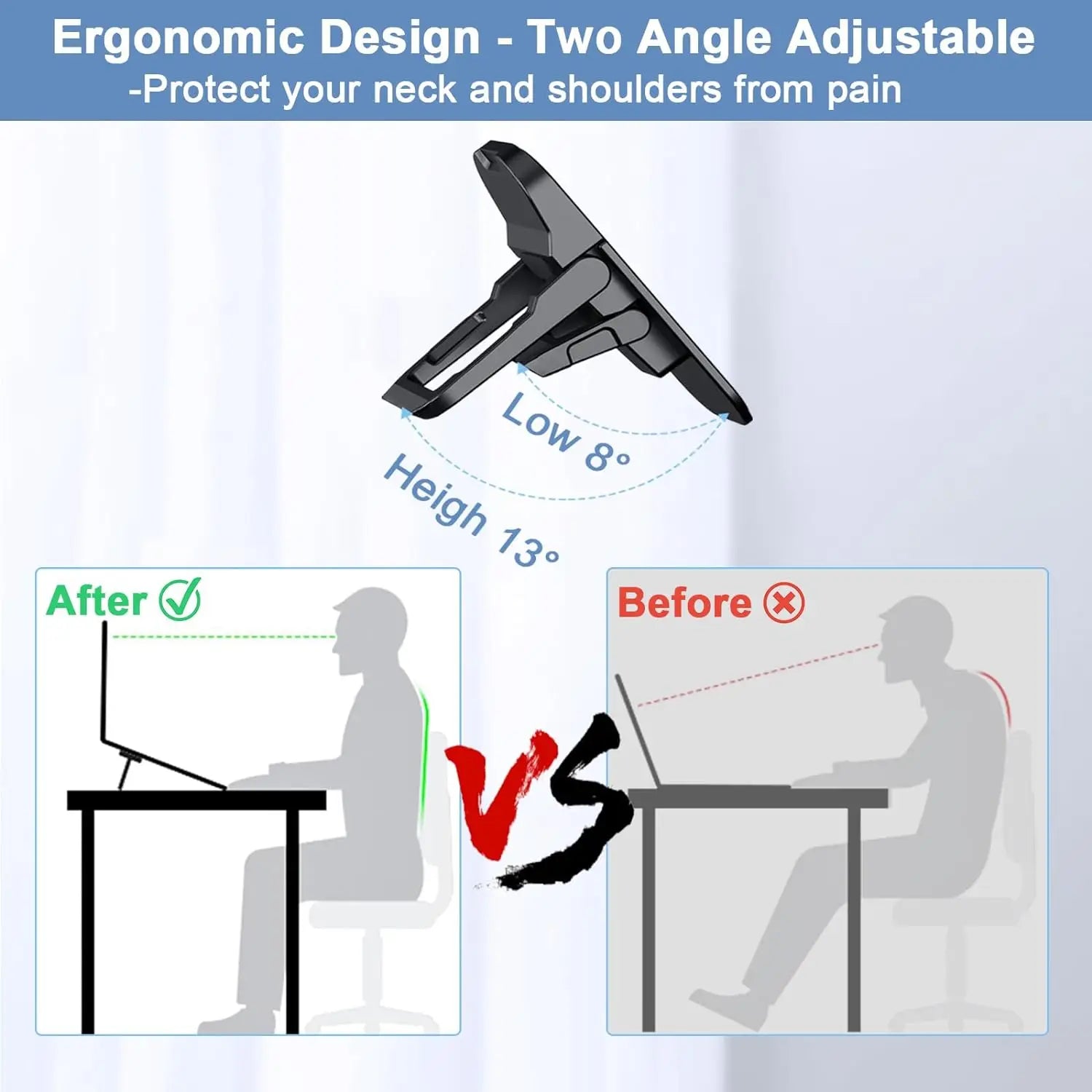 Aluminum Alloy Adjustable Laptop Stand - WinSupport Tech