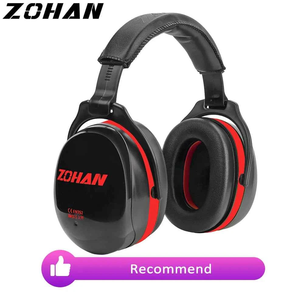 ZOHAN Noise Reduction Earmuffs Hearing Protection Safety Earmuffs Ear Defenders NRR 28dB For Autism Shooting Mowing Fire works