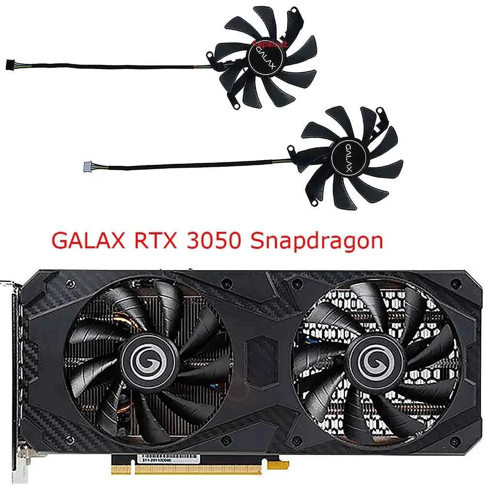 Video Card Fan,Graphics Cooler,2Pcs/Set,T129215SU,FY09015M12LPA,For GALAX RTX 3060 Ti Snapdragon FG,For GALAX RTX3050 Snapdragon