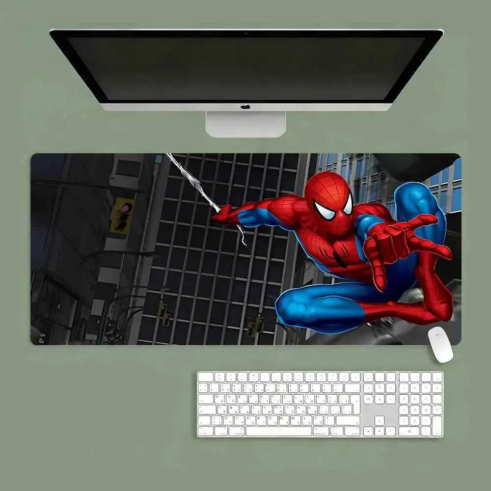 S-Spiders-Mans Mouse Pad Computer Mat Deskpad Laptop Keyboard Mat Office Large Landscape Mousepad