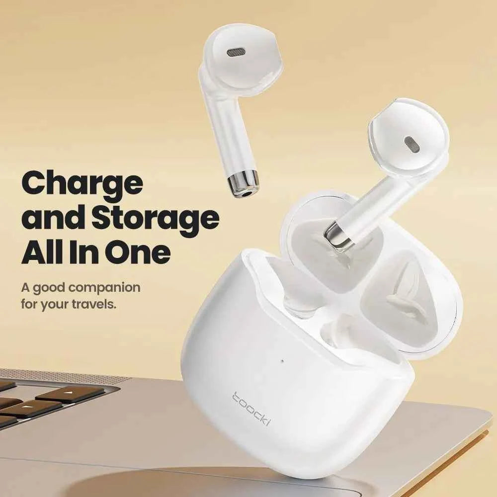 Toocki Wireless Bluetooth Headphones Bluetooth 5.3 TWS Earphones IPX4 Waterproof Mini Earbuds For Xiaomi Huawei Redmi All Phone