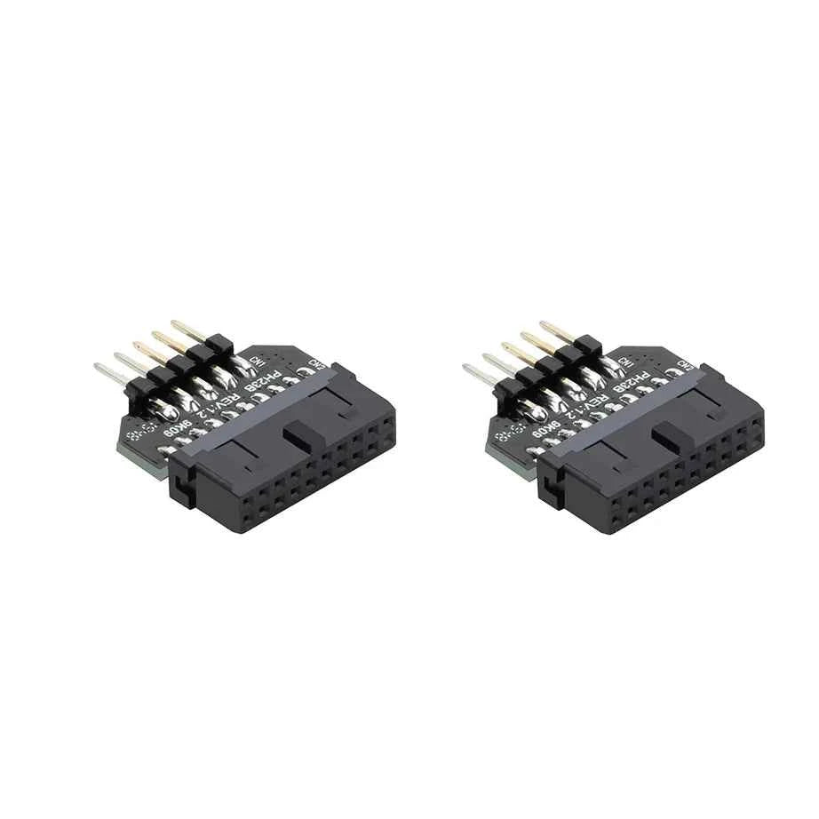Internal USB 3.0 19-Pin To USB 2.0 9-Pin Female-Male Connector Motherboard Adapter Converter Cable for Desktop Data Transmission