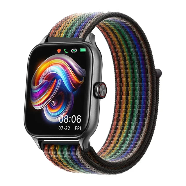 20mm 22mm Nylon Loop Strap for Amazfit GTR 42 47mm/GTR2/2e/3/3 Pro/4/GTS/GTS2/mini/3/4 Bracelet for Amazfit Bip-U-S/Stratos 2 2S