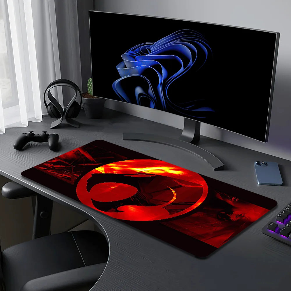 Mouse Pad Anti-fray Home Custom Ergonomic Office Rubber Large Fiction Science ThunderCats Desk Cartoon Mat Keyboard PC Non-slip