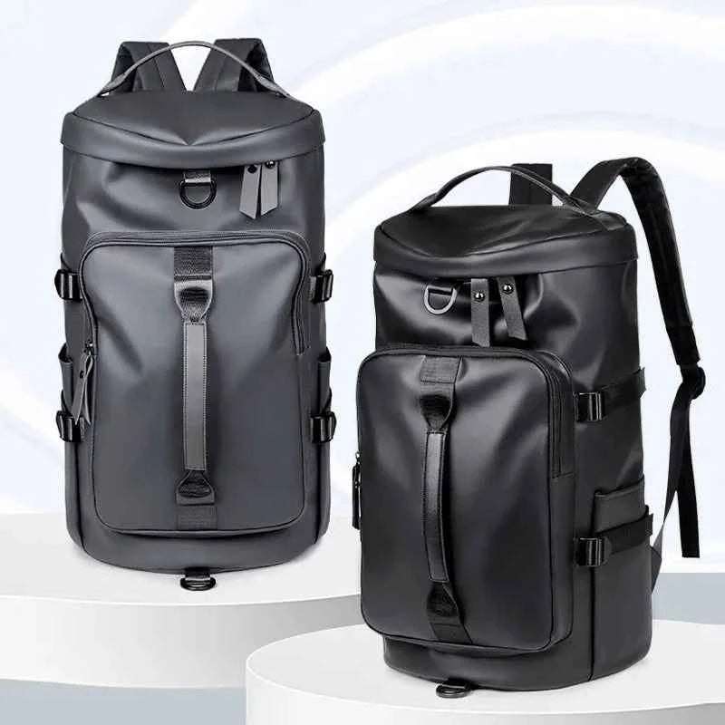 Travel backpack, large carry on bag with shoe compartment approved by the airline, 17 inch laptop backpack, business work fitnes
