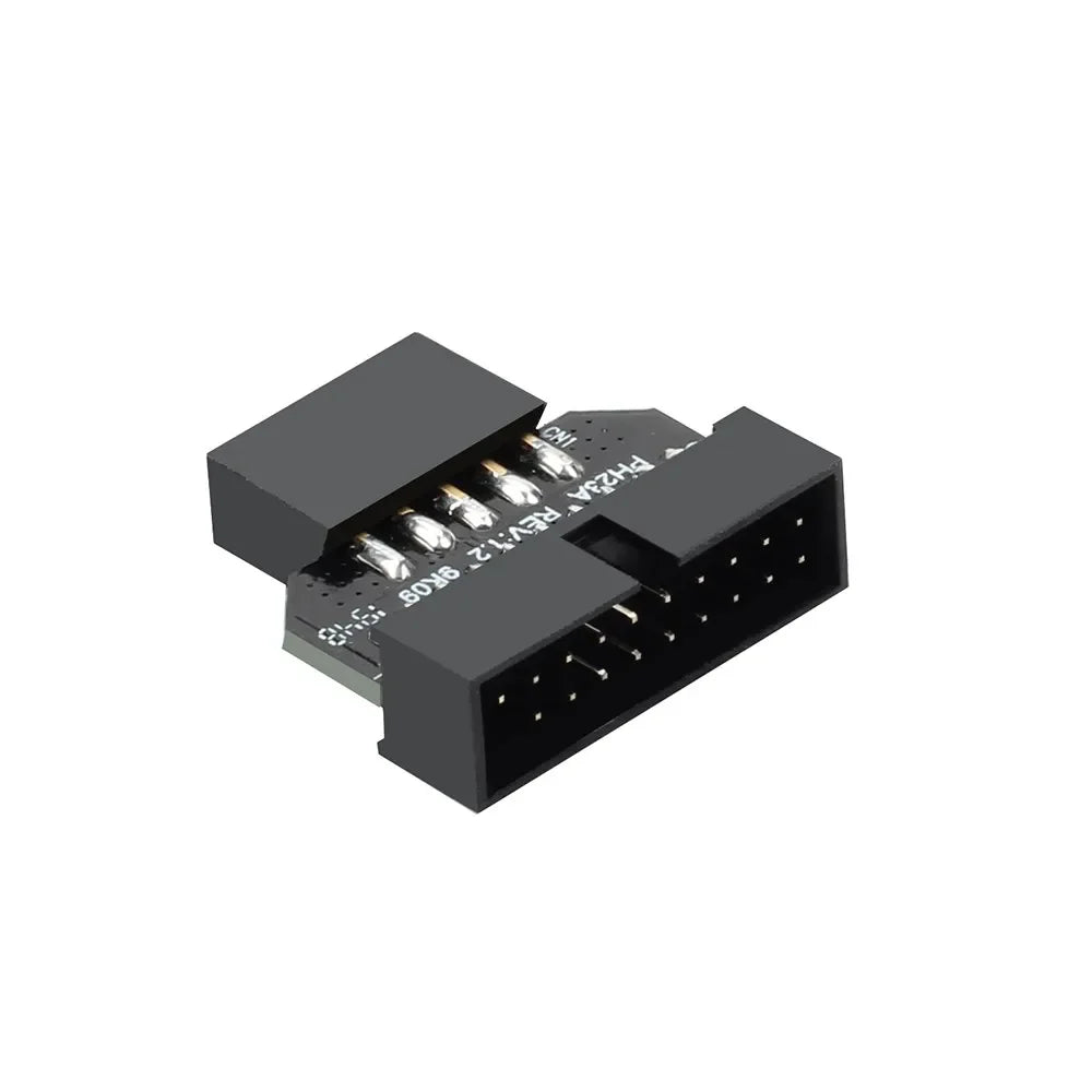 Internal USB 3.0 19-Pin To USB 2.0 9-Pin Female-Male Connector Motherboard Adapter Converter Cable for Desktop Data Transmission