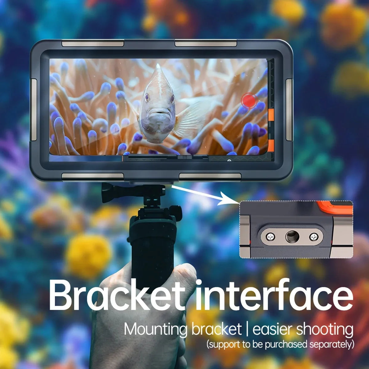 Waterproof Phone Case Holsters & 15m Diving 50ft Swimming Premium Protective Housing & Lanyard For iPhone Samsung 6.8