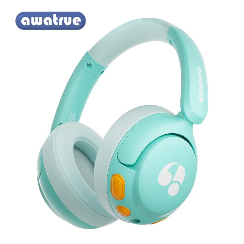 Awatrue Kids Bluetooth 5.4 Headphone 85dBA Safe Volume Lightweight