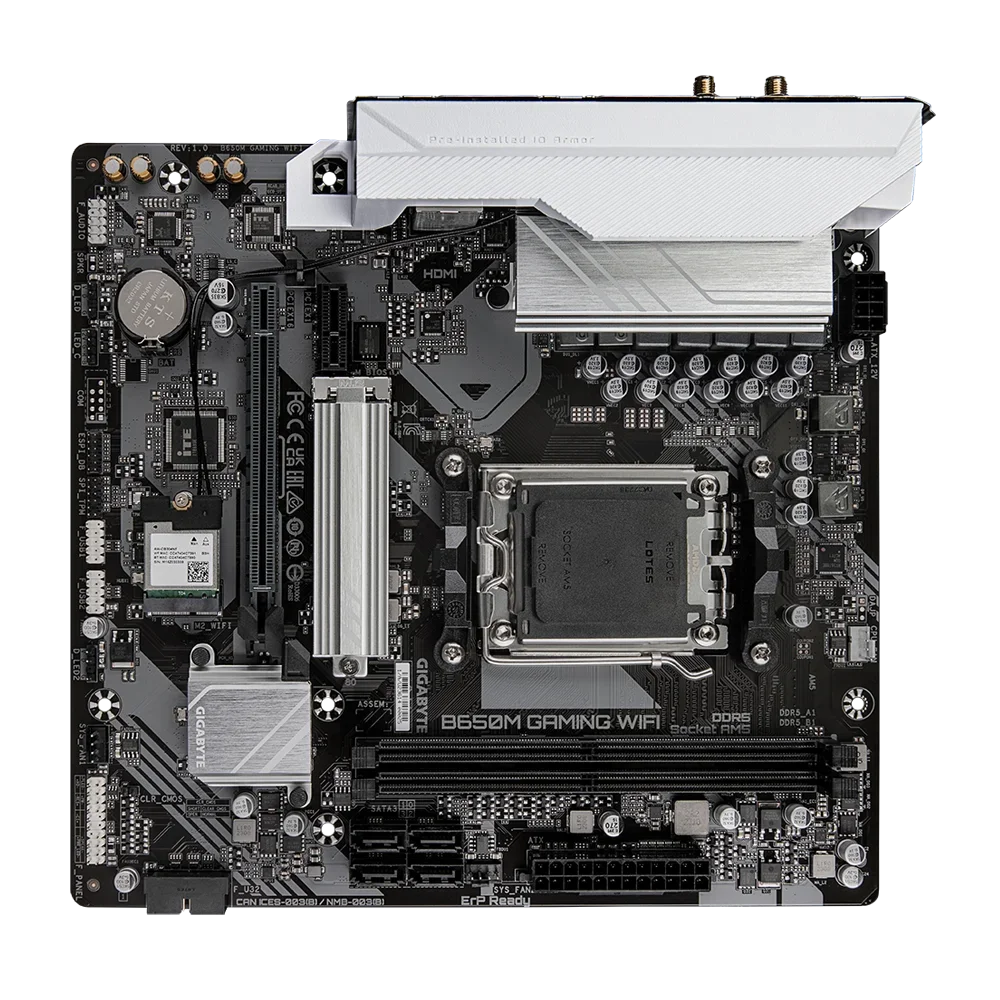 GIGABYTE New B650M GAMING WIFI  DDR5 B650 AMD motherboard Socket AM5