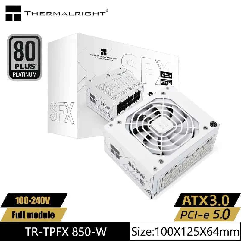 Thermalright TR-TPFX850-W White Chassis power supply，modulo completo medaglia SFX platino, supporto ATX3.0 /pcie5.0 (750/850W)