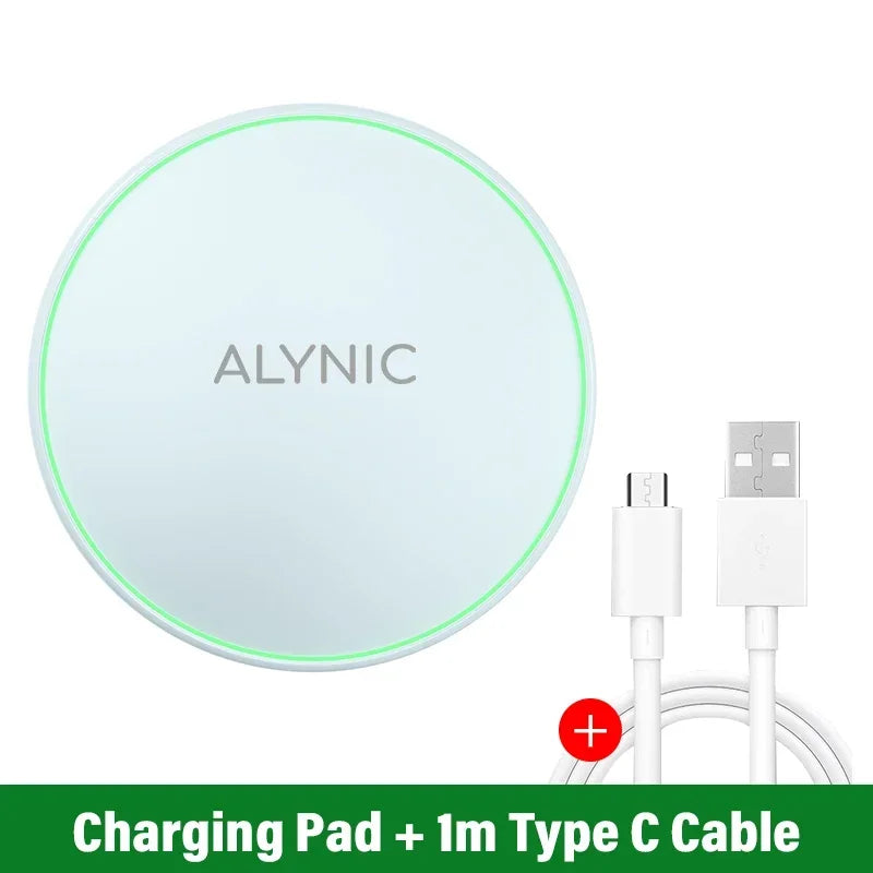 New Wireless Charger For iPhone 17 16 15 14 13 Pro Max Induction Fast Charging Pad Dock Station For Samsung S24 Xiaomi Huawei