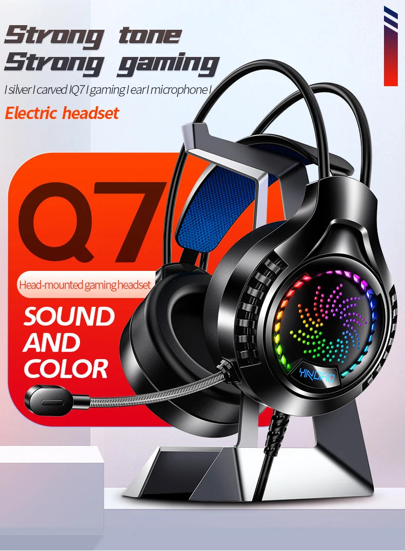 Gaming Keyboard Mouse Headphone Set Wired Backlight Game 104 Keys Keyboards 3600DPI Mice USD 3.5mm Headset Combos for PC Gamer