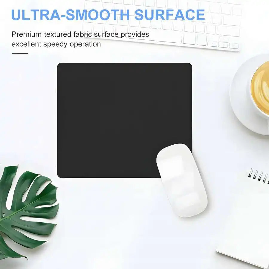 Ultra Smooth Fabric Gaming Mousepad XXL Black Desk Mat For Computer