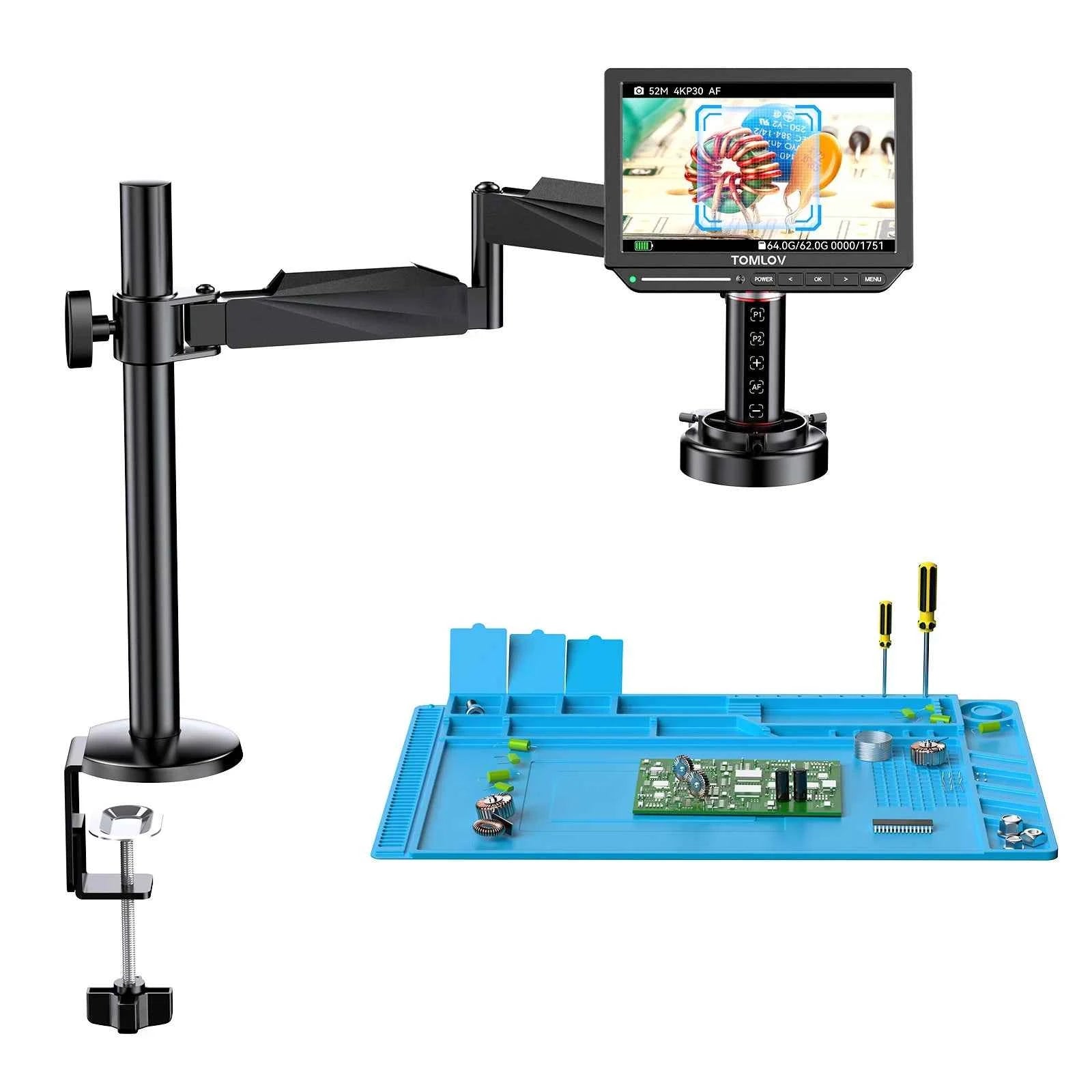 TOMLOV 4K Digital Microscope Autofocus 2000X 8