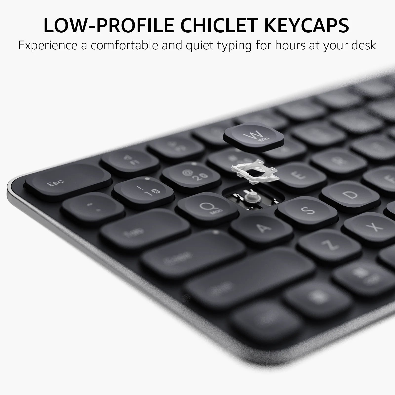 Rapoo 9010M/E9050L/E9350L Multi-Device Wireless Bluetooth Keyboard 2.4G/Bluetooth 5.0/4.0 Support 4 Devices