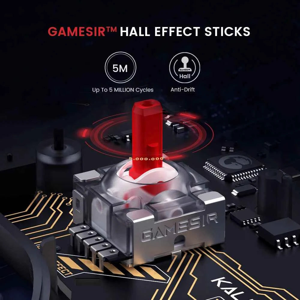 GameSir Kaleid Xbox Controller Wired Gamepad for Xbox Series X, Xbox Series S, Xbox One Game Console, with Hall Effect Joystick