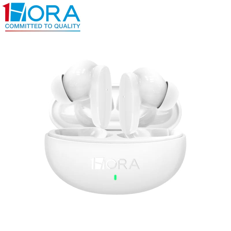 1HORA Wireless Earbuds AUT205 Long battery life Bluetooth 5.3 Earphone Type-C Charging Compatible with IOS/Android