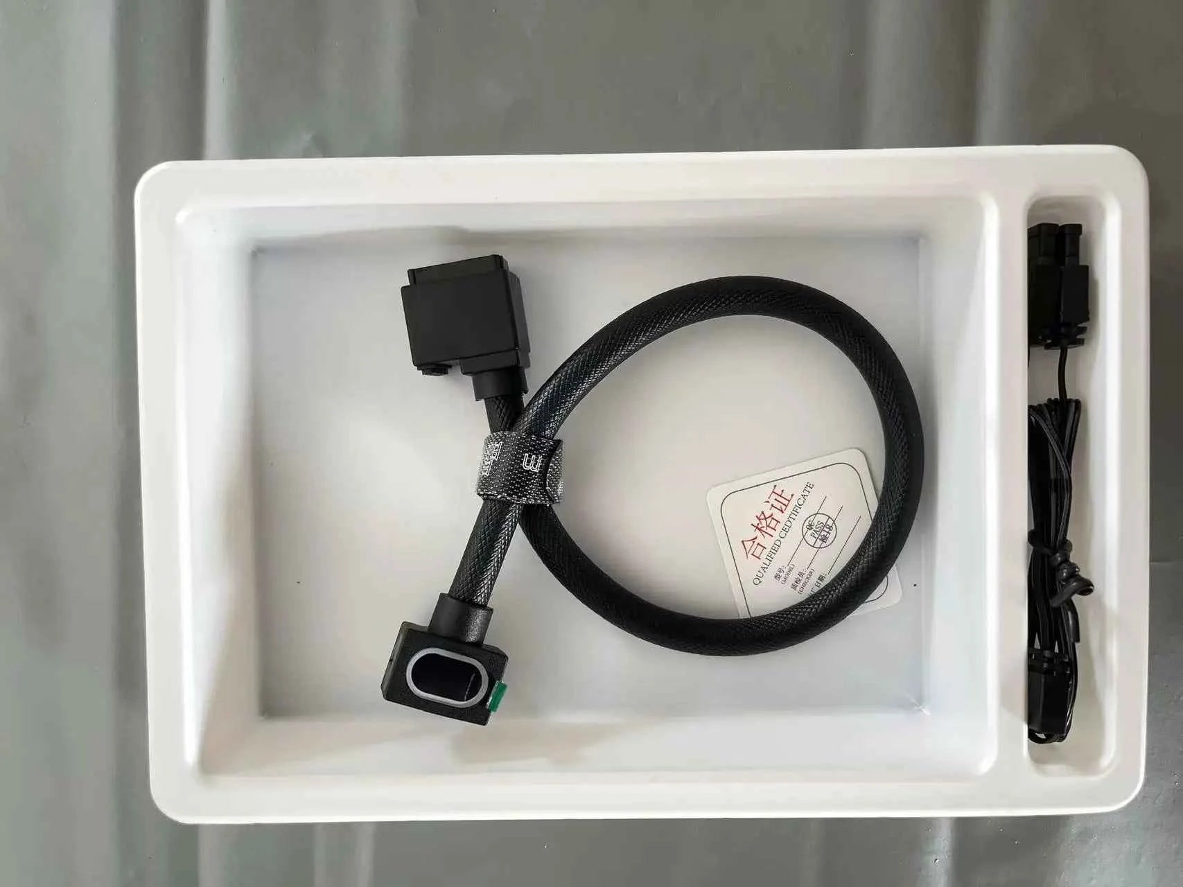 AIJS CPU8PIN Motherboard Extension Cable, ARGB PC Cable with 5V 3Pin,18AWG 90° Right-Angle Design,Male-to-Female Connectors 8Pin