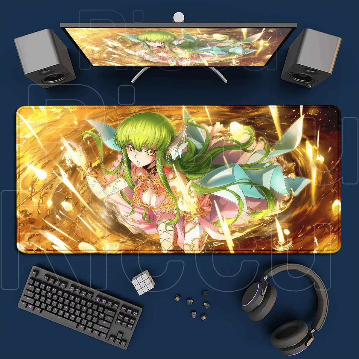 Code Geass Desk Mouse Pad XXL HD Printing Laptop Keyboard Mat Table Protector Carpet PC Gaming Accessories Lelouch CC Pretty Rug