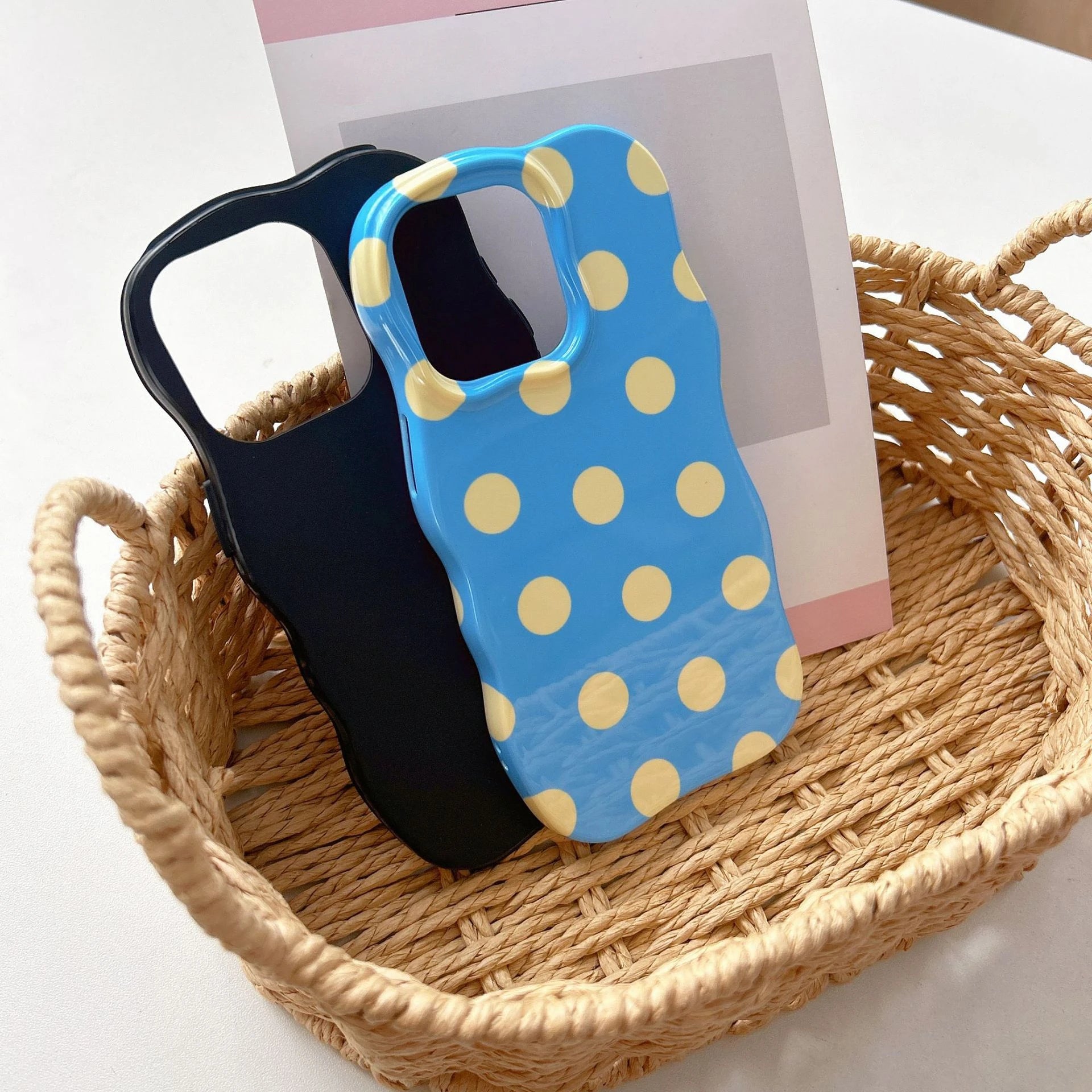 Pastel Polka Dot Phone Case - Compatible with iPhone 17 Air/16 Pro/15 Pro Max/14/13/12/11